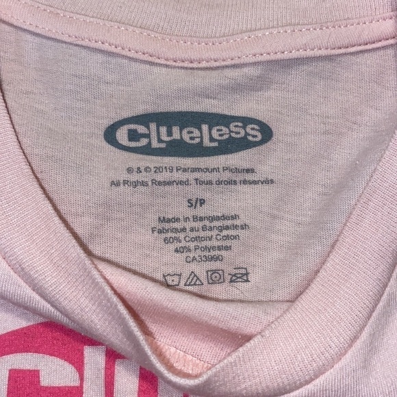 Clueless  Women’s Pink Long Sleeve Shirt (Size Small) - Picture 6 of 9